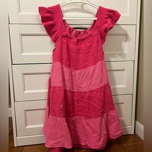 Pink Ruffled Dress